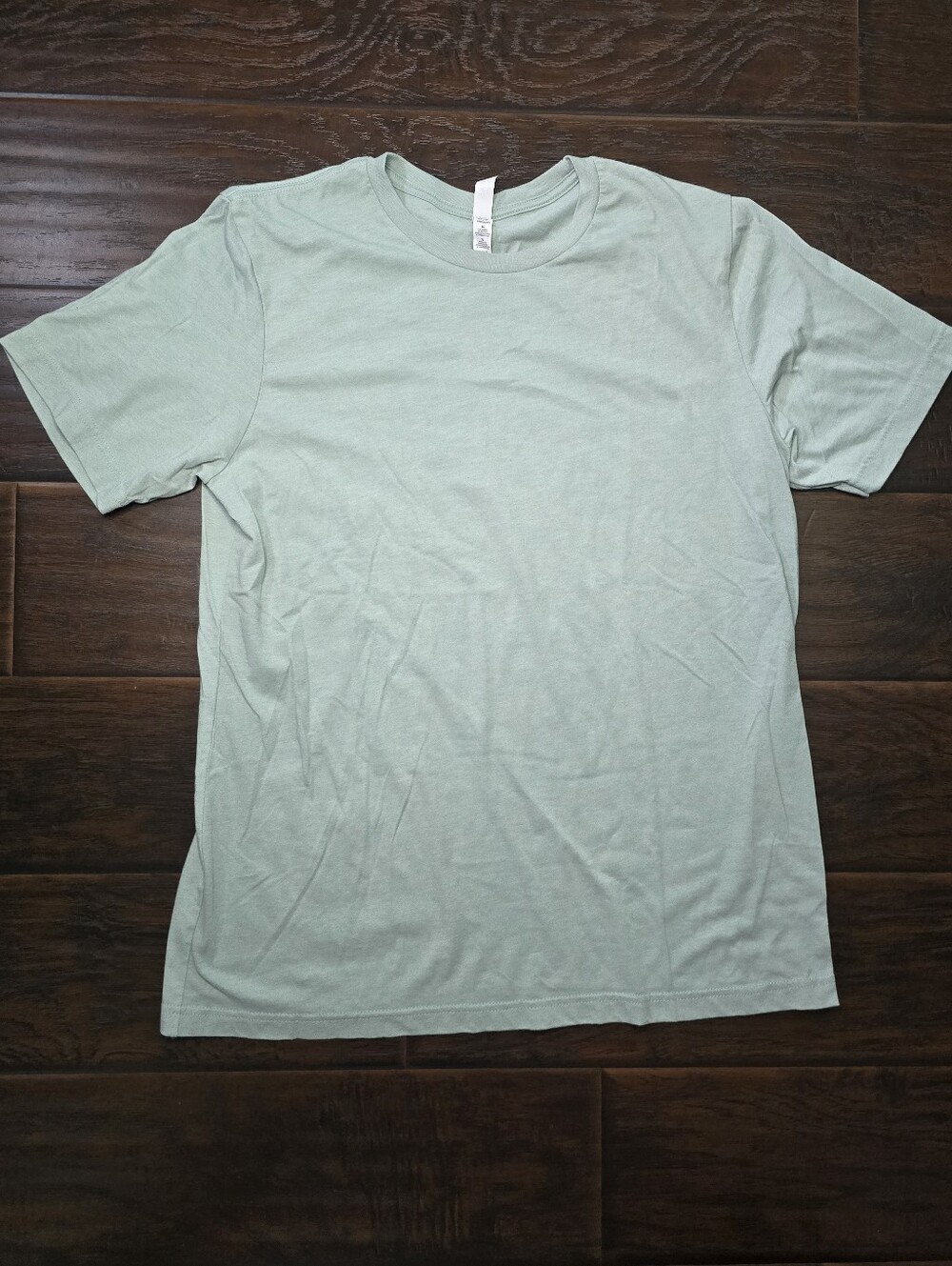 Bella Canvas Womens Light Green Classic Solid Short Sleeve Shirt XL